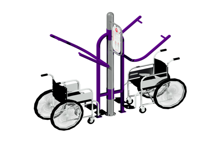 dominadas con silla de ruedas