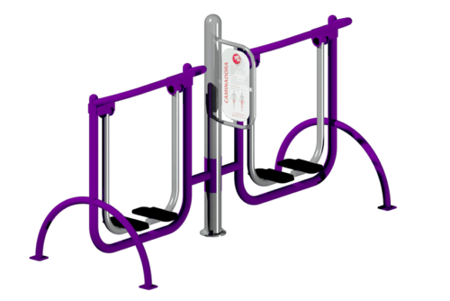 gimnasio exterior para piernas