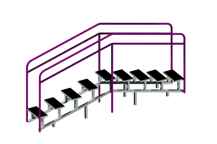 escalera de rehabilitación