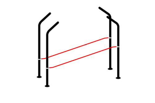 barras paralelas