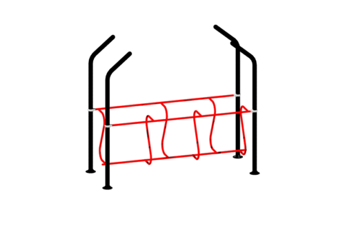 barras paralelas de equilibrio