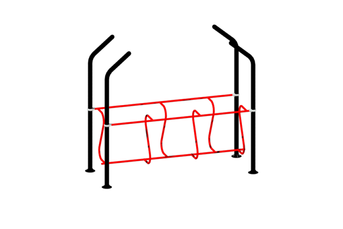 barras paralelas de equilibrio