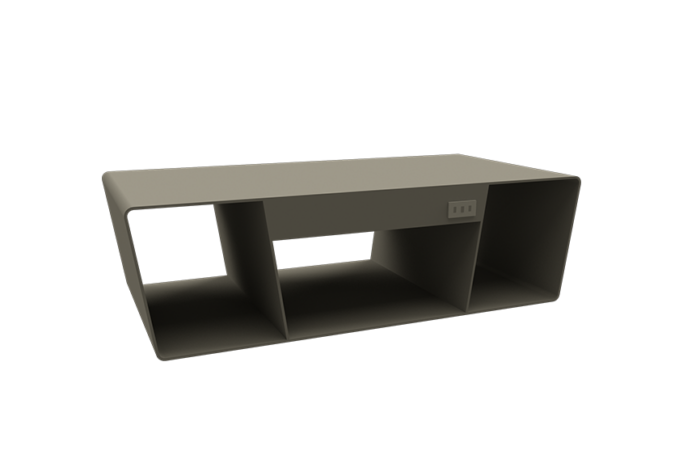 banca con puerto USB