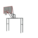 tablero de baquetbol con porteria