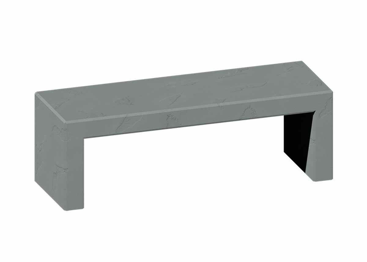 banca de concreto para parques
