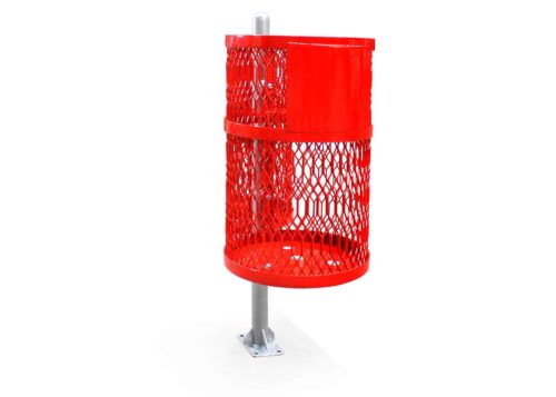 bote de basura para parques