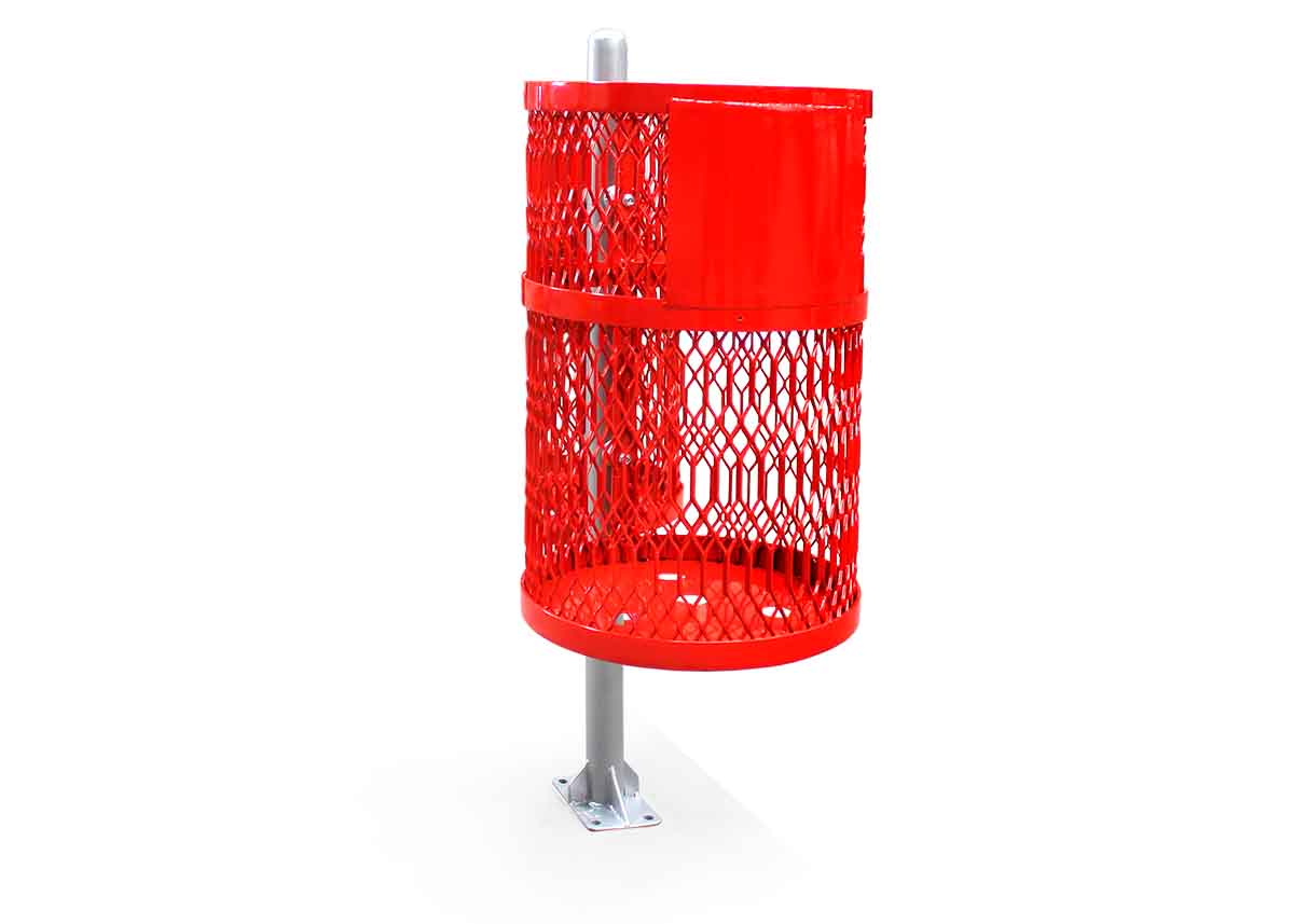 bote de basura para parques