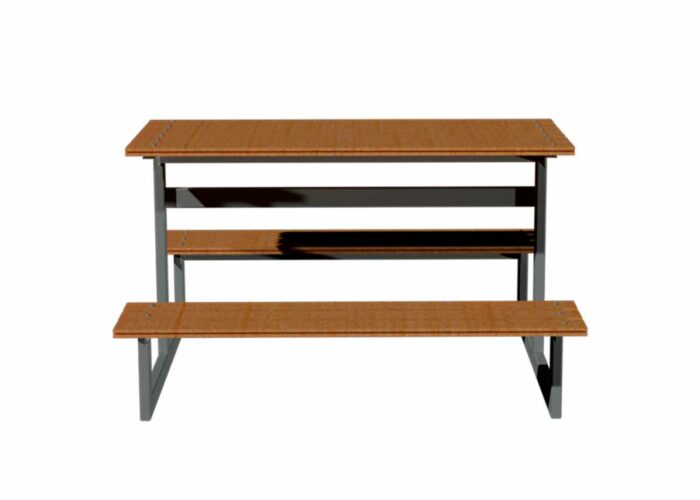 mesa tipo picnic de plastimadera