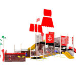 juego infantil en forma de barco