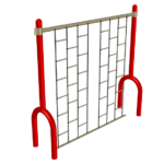 pared de cadenas para juego infantil