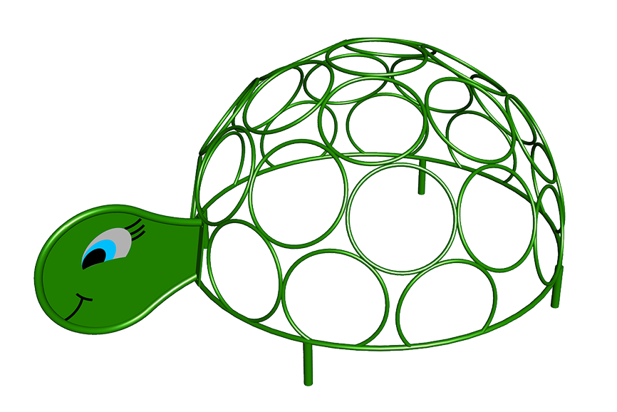 trepadero media esfera de tortuga