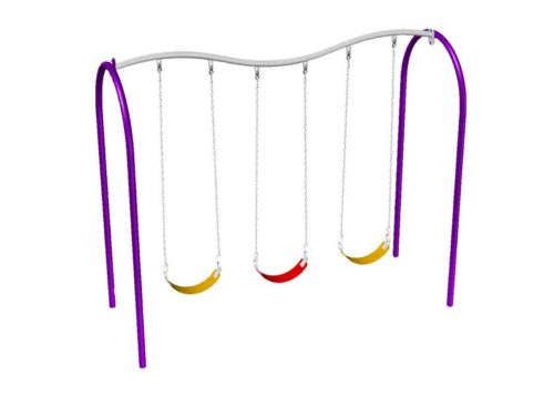 columpio para 3 niños