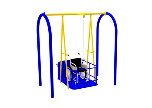 columpio para silla de ruedas