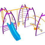 Juegos infantiles con retos para parques