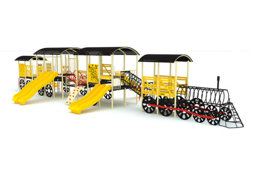 juego para parques en forma de tren