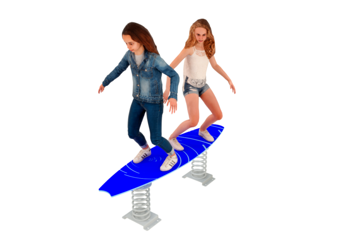 juego en forma de tabla de surf