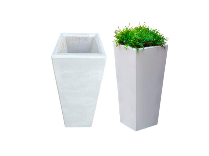 maceta de concreto