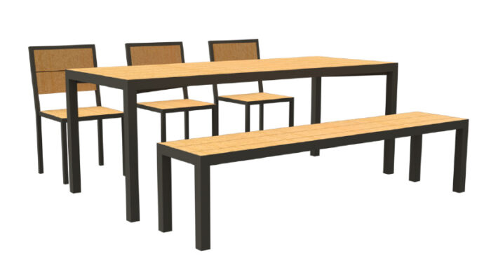 mesa de plastimadera