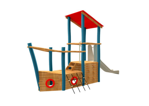 barco de madera
