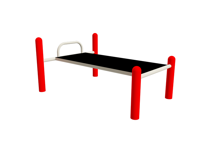 Banco abdominal ejercitadro para exterior