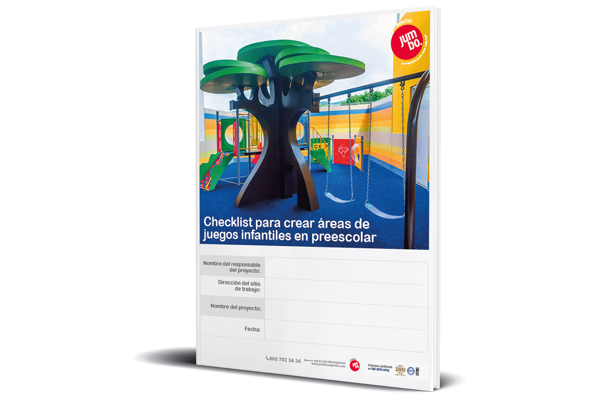 Portada para checklist de como crear areas de juegos infantiles en preescolar