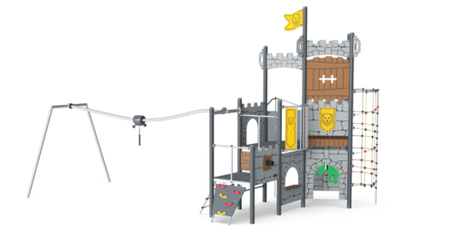 Castillo con torre de vigía