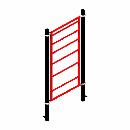 Ejercitador Pared Sueca Y 2 Postes (AID-1018)